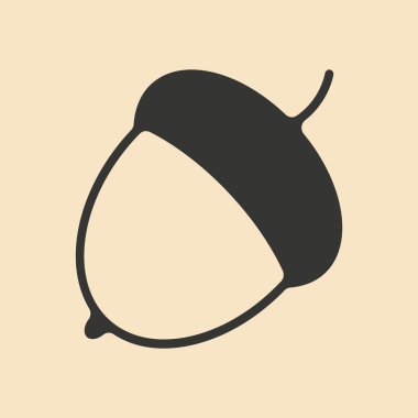 düz siyah ve beyaz mobil uygulama palamut