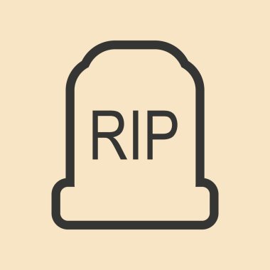 Düz siyah ve beyaz mobil uygulama mezar