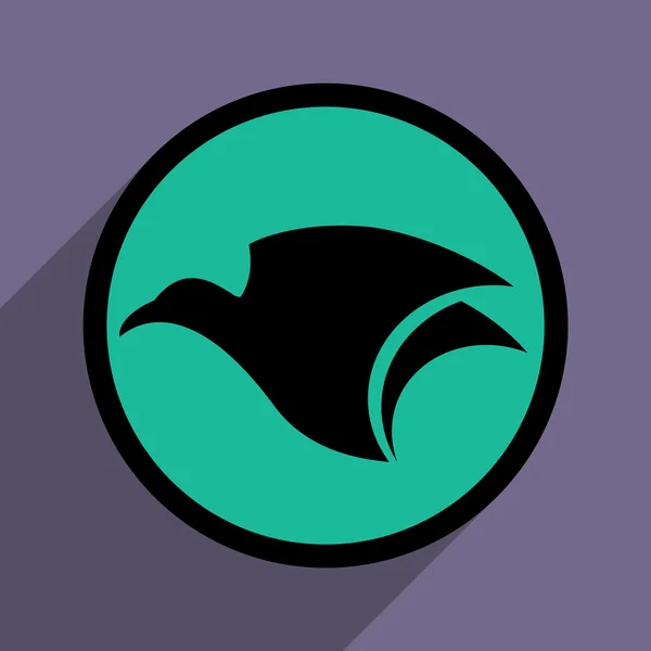 Logo fliegender Adler — Stockvektor