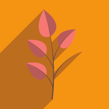 Düz gölge simgesi ve mobil uygulama ile şube bırakır