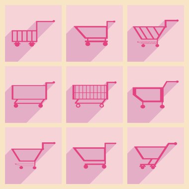 Düz gölge kavramı ve mobil uygulama sepeti ile