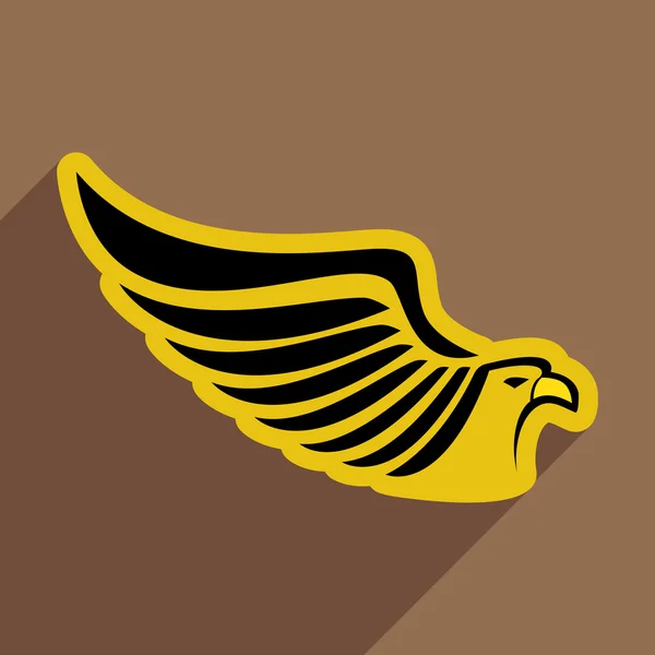 Stilvoller Adler — Stockvektor