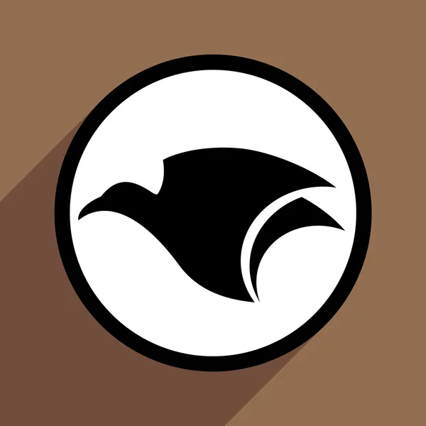 Logo águila voladora — Vector de stock