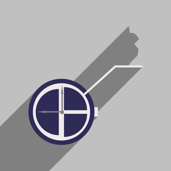 Plochý design moderní vektorové ilustrace ikona hodinky graf peníze — Stockový vektor