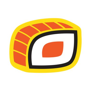 Düz gölge ile simge Philadelphia şık bir arka plan üzerinde rulo