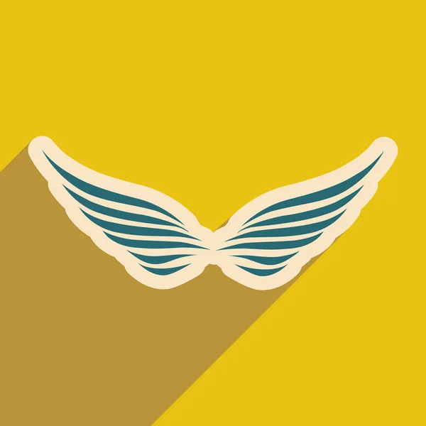 鷲のスタイリッシュな翼 — ストックベクタ