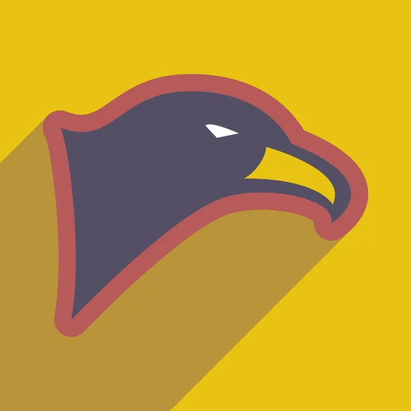 Icône réaliste élégant Aigle — Image vectorielle