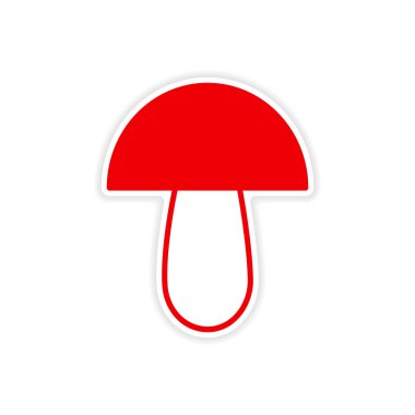 simgesi etiket gerçekçi tasarım üzerinde kağıt mantar