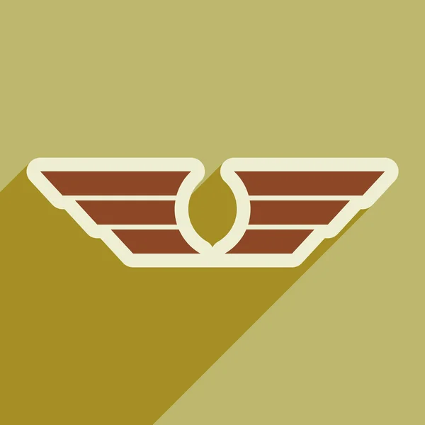 鷲のスタイリッシュな翼 — ストックベクタ