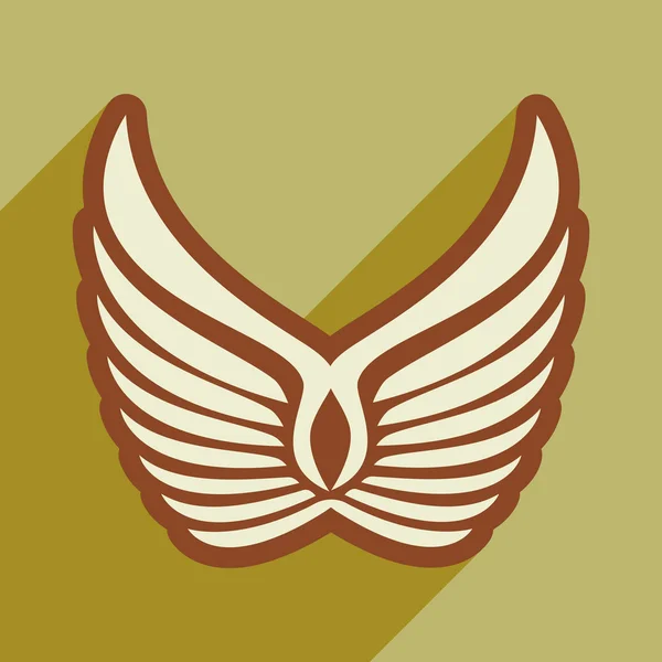 Eleganta vingarna av en örn — Stock vektor