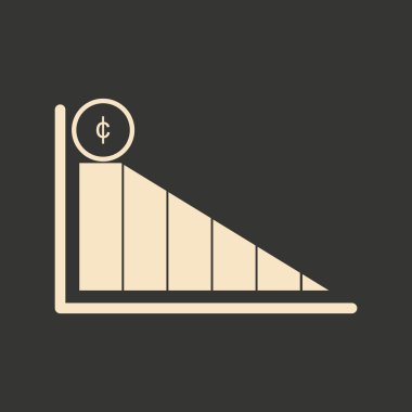 Düz siyah ve beyaz iş grafik olarak