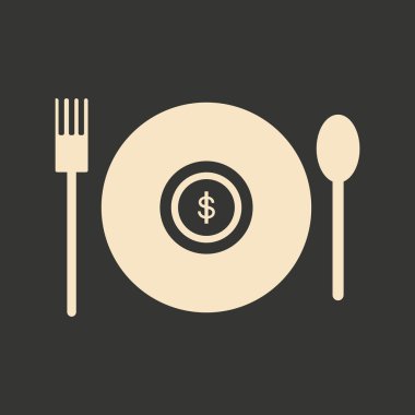 Plaka düz siyah beyaz madeni para