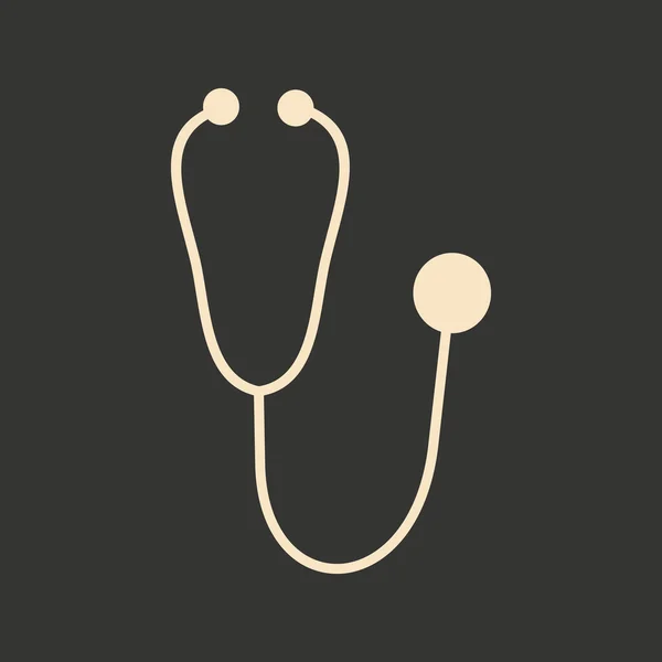 聴診器アイコン 白 ストックベクター C Ylivdesign