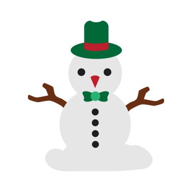 uzun gölge Noel kardan adam ile düz simgesi