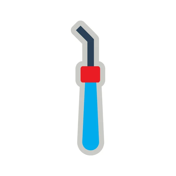 Icon of dental Instrument in flat style