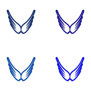 derleme çıkartmaları kanatları kartal