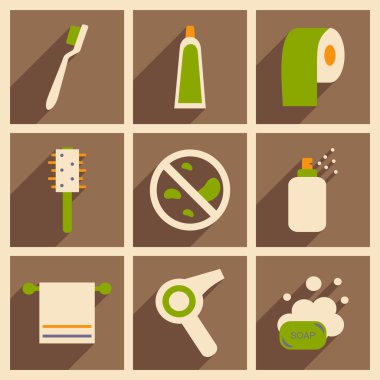 Düz gölge kavramı ve mobil uygulama hijyen ile