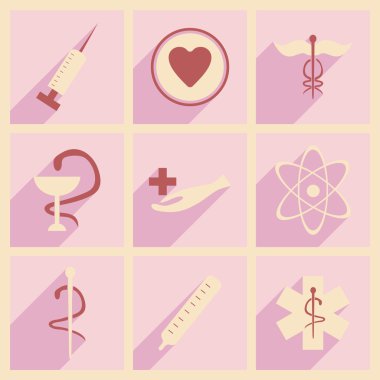 Appartement avec le concept de l'ombre et application mobile médicale