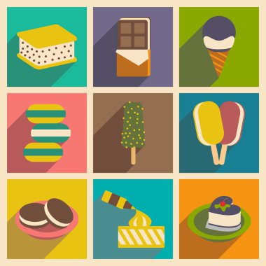 Düz gölge kavramı ve mobil uygulama dondurma ile