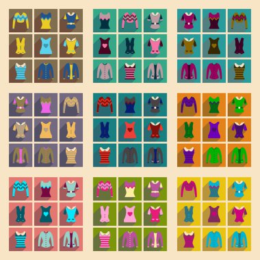 Düz kutsal kişilerin resmi ile uzun gölge Bayanlar Bluzlar kavramı