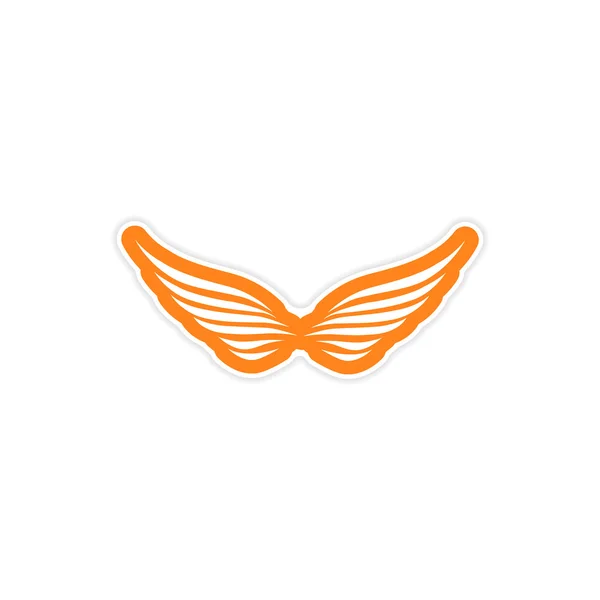 Naklejki skrzydła orła logo — Wektor stockowy