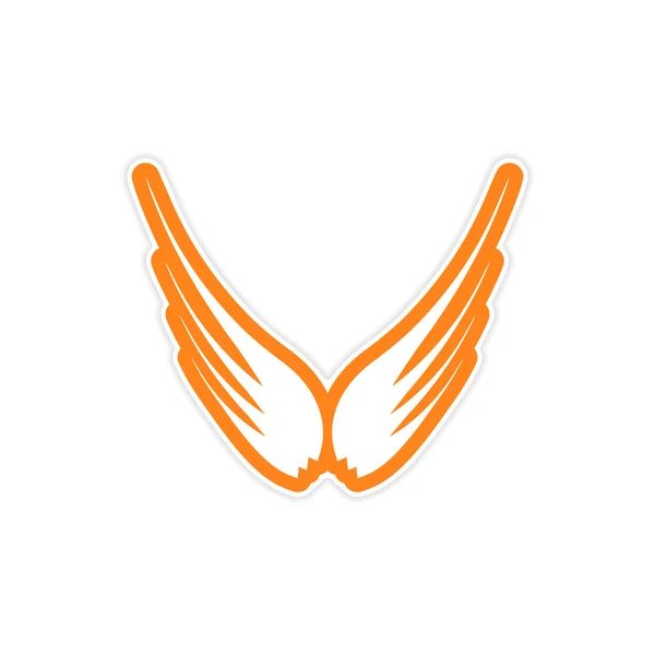 Sticker Ailes d'aigle logo — Image vectorielle