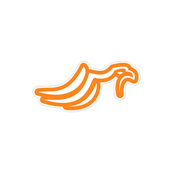 Etiqueta Eagle Wings logotipo — Vetor de Stock