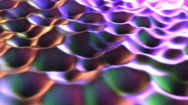 Soyut renk denizi. Su yüzeyinde benzin ya da petrol lekesi gibi sıvıdan yapılmış deniz, gökkuşağı renkleri.