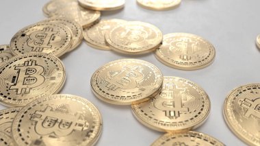 Şifreli para, bitcoin. BTC, Bit Coin. Engelleme teknolojisi, bitcoin madenciliği. Dönen bitcoin makro atışı. Altın Bitcoin, Ethereum, Ripple, Litecoin saat yönünde dönen - BTC, XRP, LTC, ETH.