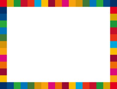 Sürdürülebilir Geliştirme Hedefleri resmi için CMYK çerçevesi