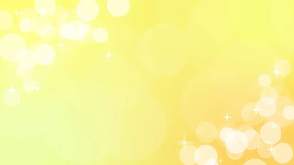 Światło Bokeh Żółty Abstrakcyjny Ramki — Zdjęcie stockowe