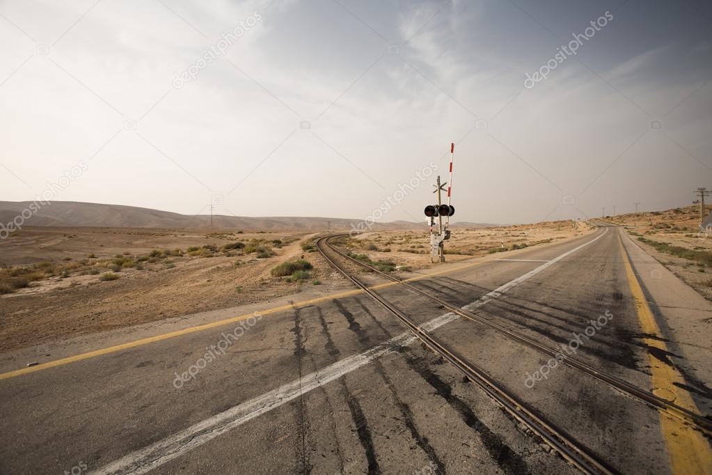 Road crossing rail