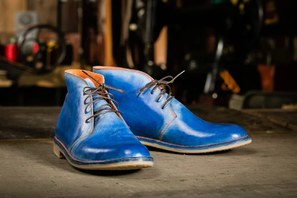 Men's leather shoes — Stock Photo, Image