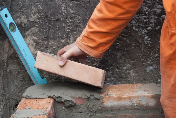 Bricklaying — 스톡 사진