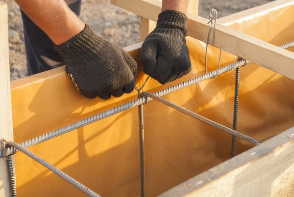 Reinforcing cage — Stock Photo, Image