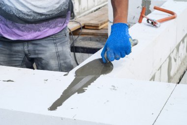 aerated concrete masonry clipart
