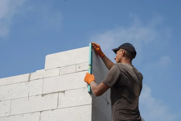 Muro di cemento armato — Foto Stock