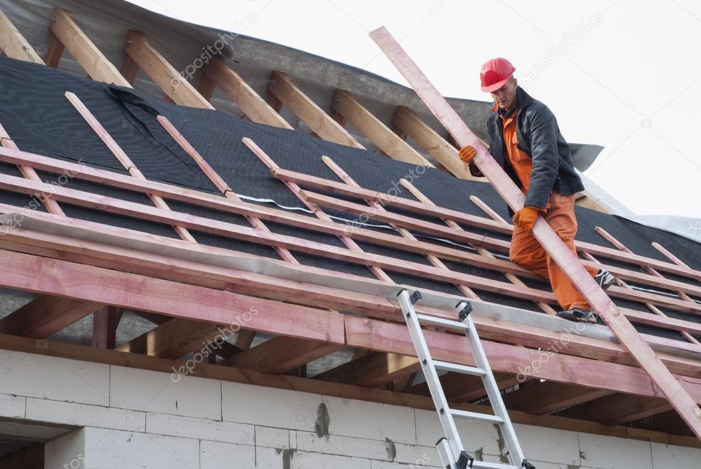 installation of a roof