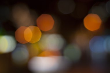 bokeh gece ışık