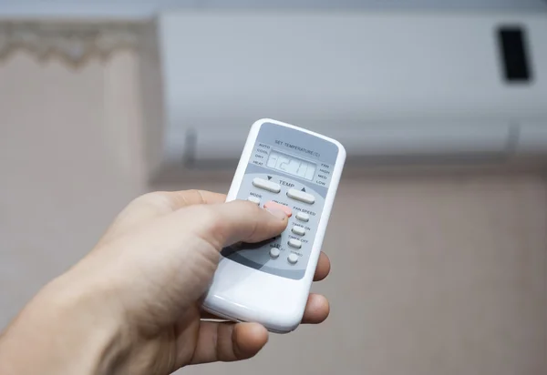 Remote control for air conditioning — Stock Photo, Image