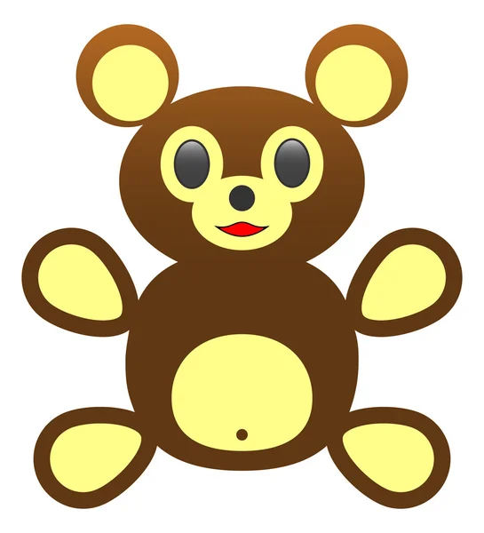 Vector teddy bear — Stock Vector