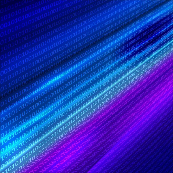 Abstract Digital Background Vector Illustration Dark Background Matrix Stream Digital — Stock Vector