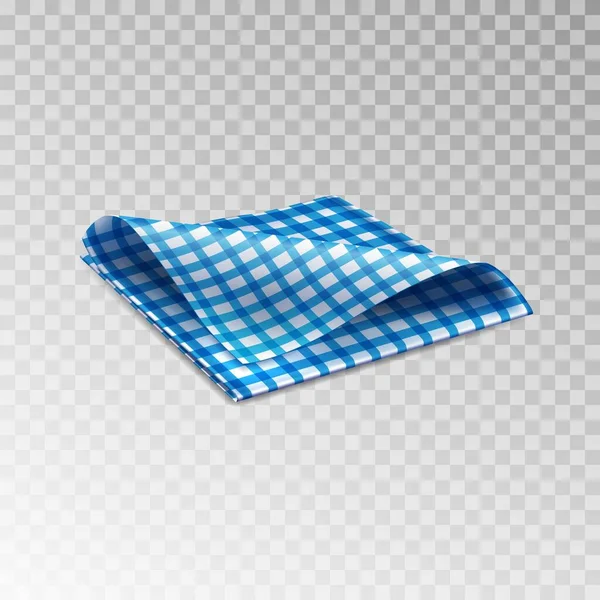 Tableware. A napkin is on the table — Vetor de Stock