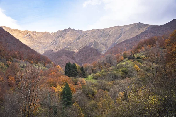 Autumn Landscape Pyrennees Mountains — Stock Photo, Image