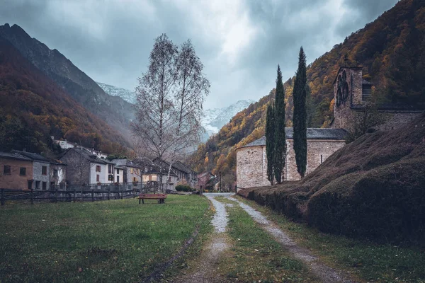 Salau Francouzská Vesnice Pyrenejských Horách — Stock fotografie