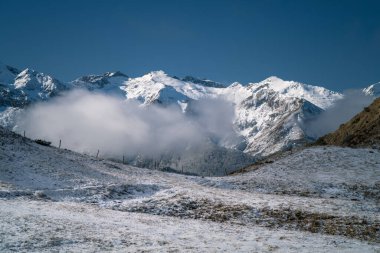Ariege 'deki Fransız Pirene Dağları