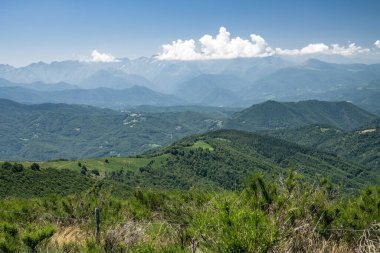 Mountain landscape in Ariege Pyrenees France