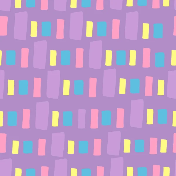 Lyse Striper Pastellfarger Vektor Sømløst Mønster Stoffer Papir Babyklær Tekstiler – stockvektor