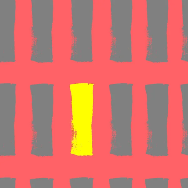 ベクトルシームレスなパターン抽象化垂直ストライプ 塗装の不均一な縞模様をテクスチャ 手描き — ストックベクタ
