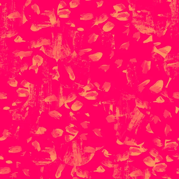 Pennellate Astratte Macchie Gialle Sfondo Rosa Rosso Materasso Vettoriale Sfondo — Vettoriale Stock
